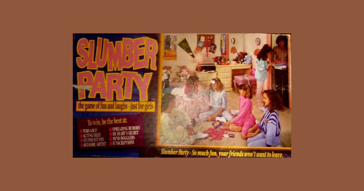 Slumber Party Board Game BoardGameGeek