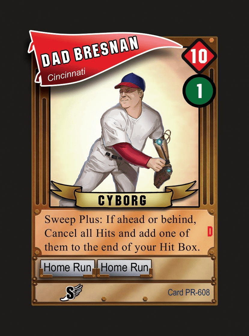 Baseball Highlights 2045: Dad Bresnan Promo Card