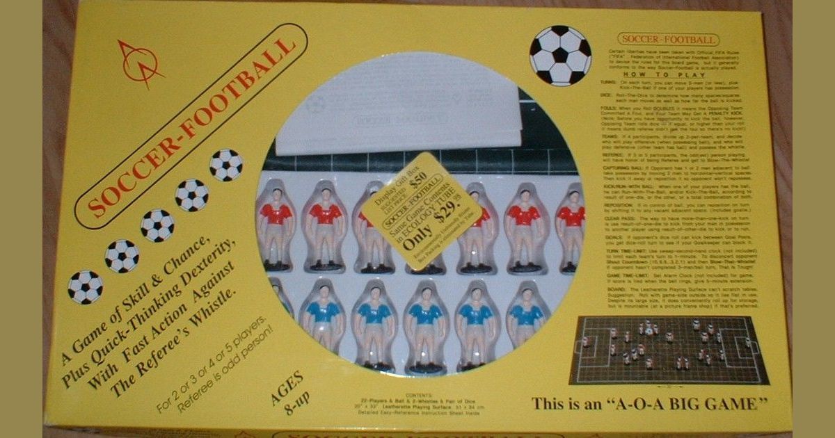 SoccerFootball Board Game BoardGameGeek