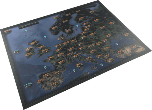 Hearts of Iron: 보드 게임, Steamforged Games - 게임 보드의 프로토타입(출판사 제공 이미지)