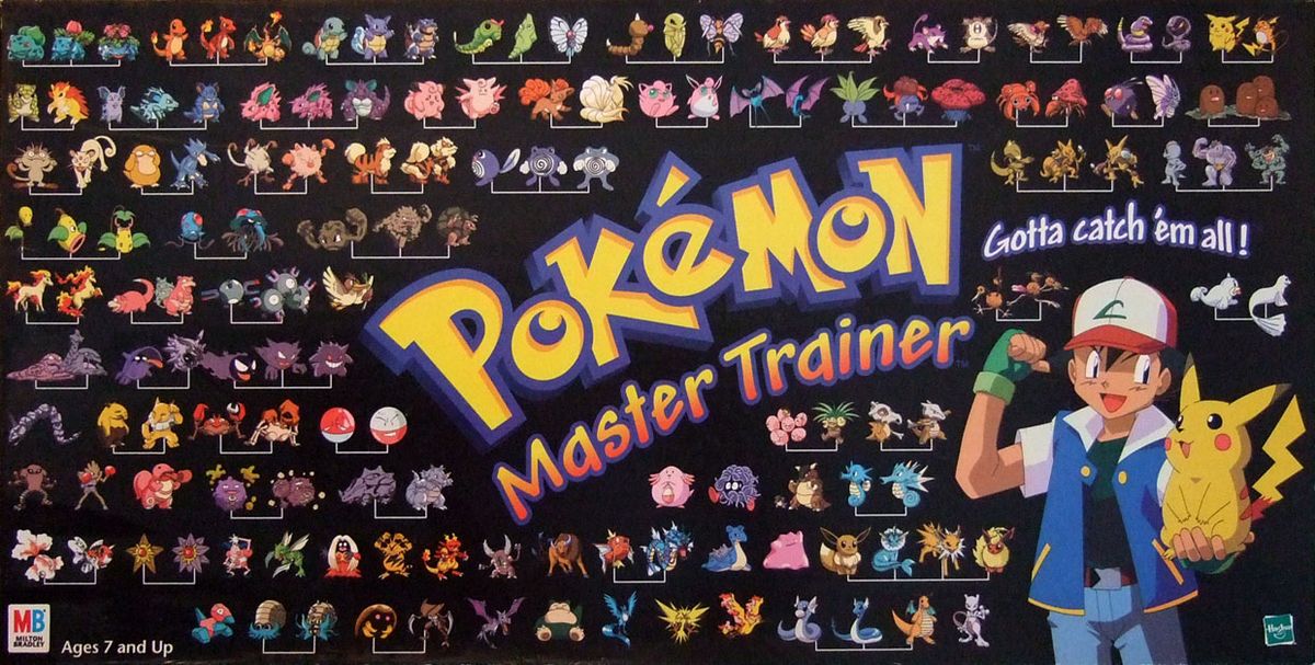 Pokemon Master Trainer Board Game Replacement 1999 Ash Mover YELLOW 