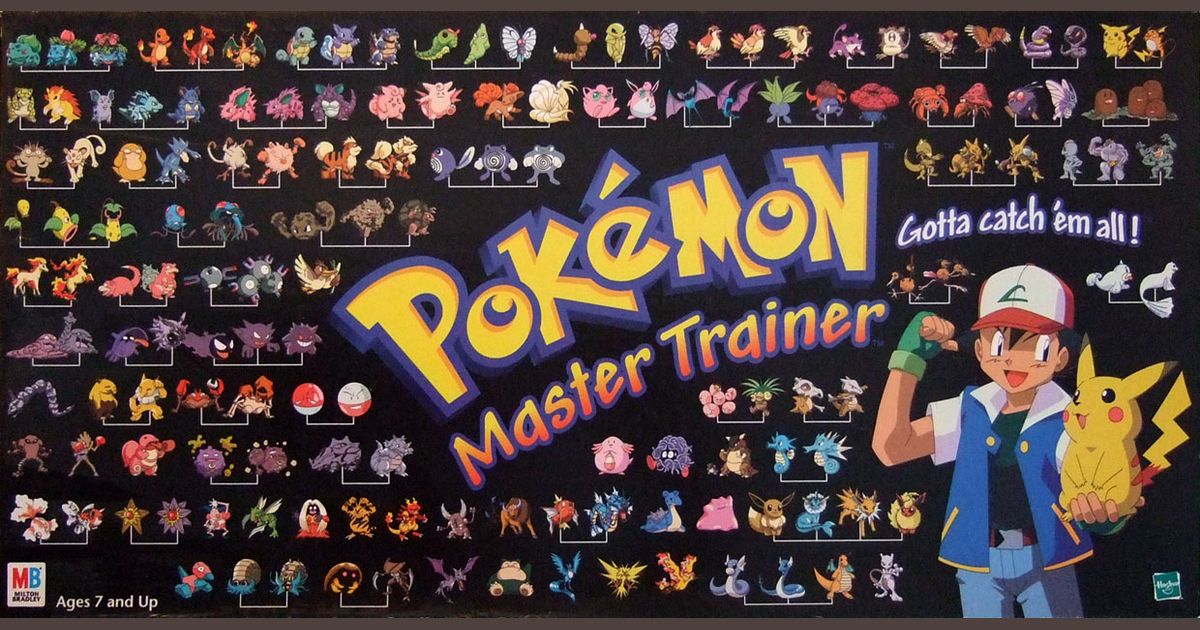 Pokemon Master Trainer Board Game 1999 Black Choice Replacement Parts Pieces 