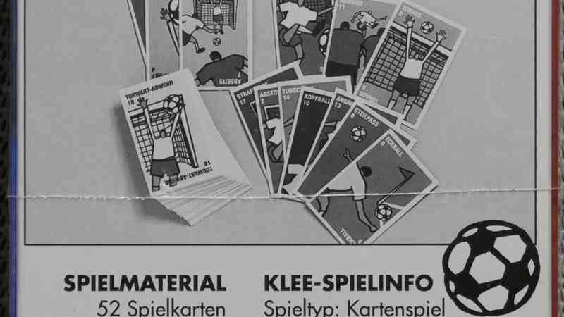 Fussball-Kartenspiel