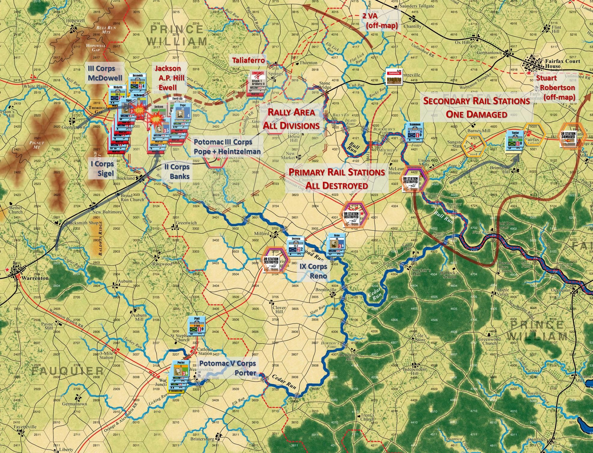 Jackson's March, 2628 August 1862 (Stonewall Jackson's Way II scenario