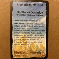 Lost Cities: Milestones