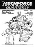 Issue: MechForce Quarterly (Volume 1, Issue 2 - 1995)
