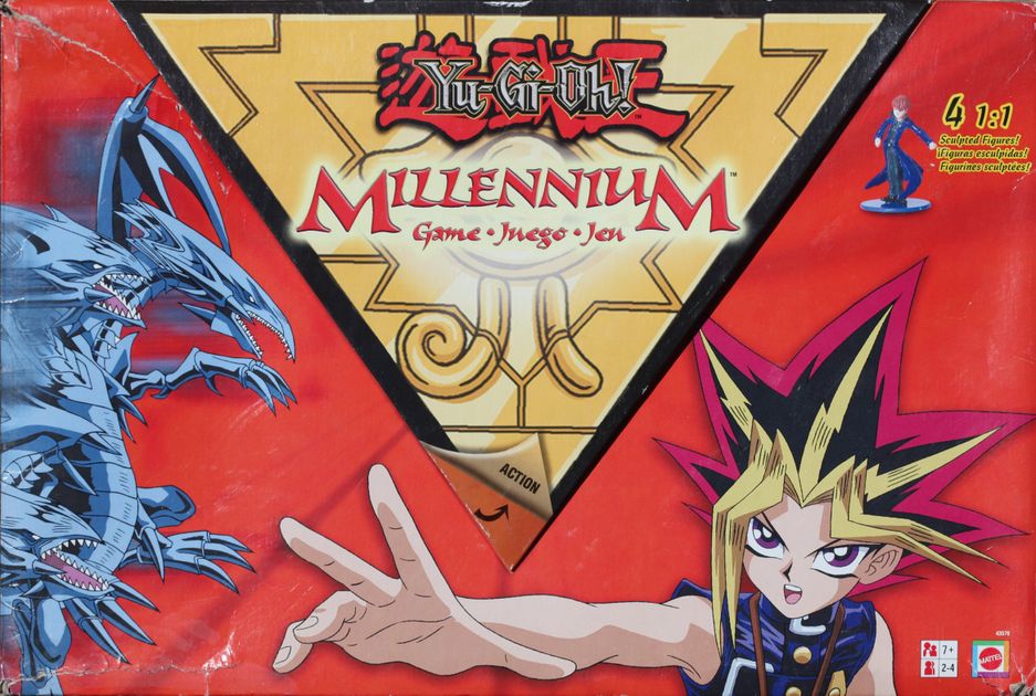 Yu-gi-oh Millennium Board Game Mattel 2002 Collector Poster Ages 7 Duel Gaming for sale online