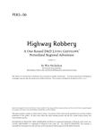 RPG Item: PER3-06: Highway Robbery