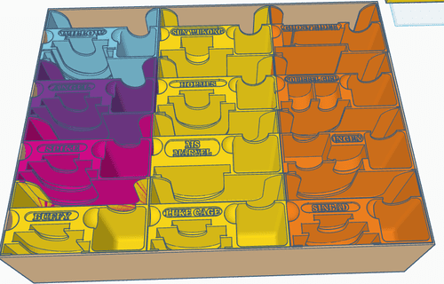 Modular, compact 3D printed storage | Unmatched Game System