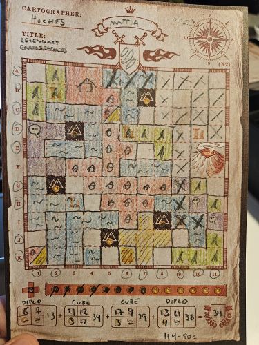 Cartographers Map Pack Solo Challenge #22 - February 2026 | Cartographers