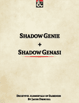 RPG Item: Shadow Genie + Shadow Genasi