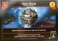 Board Game Accessory: Star Realms: Mech World Alternate Art Promo Card