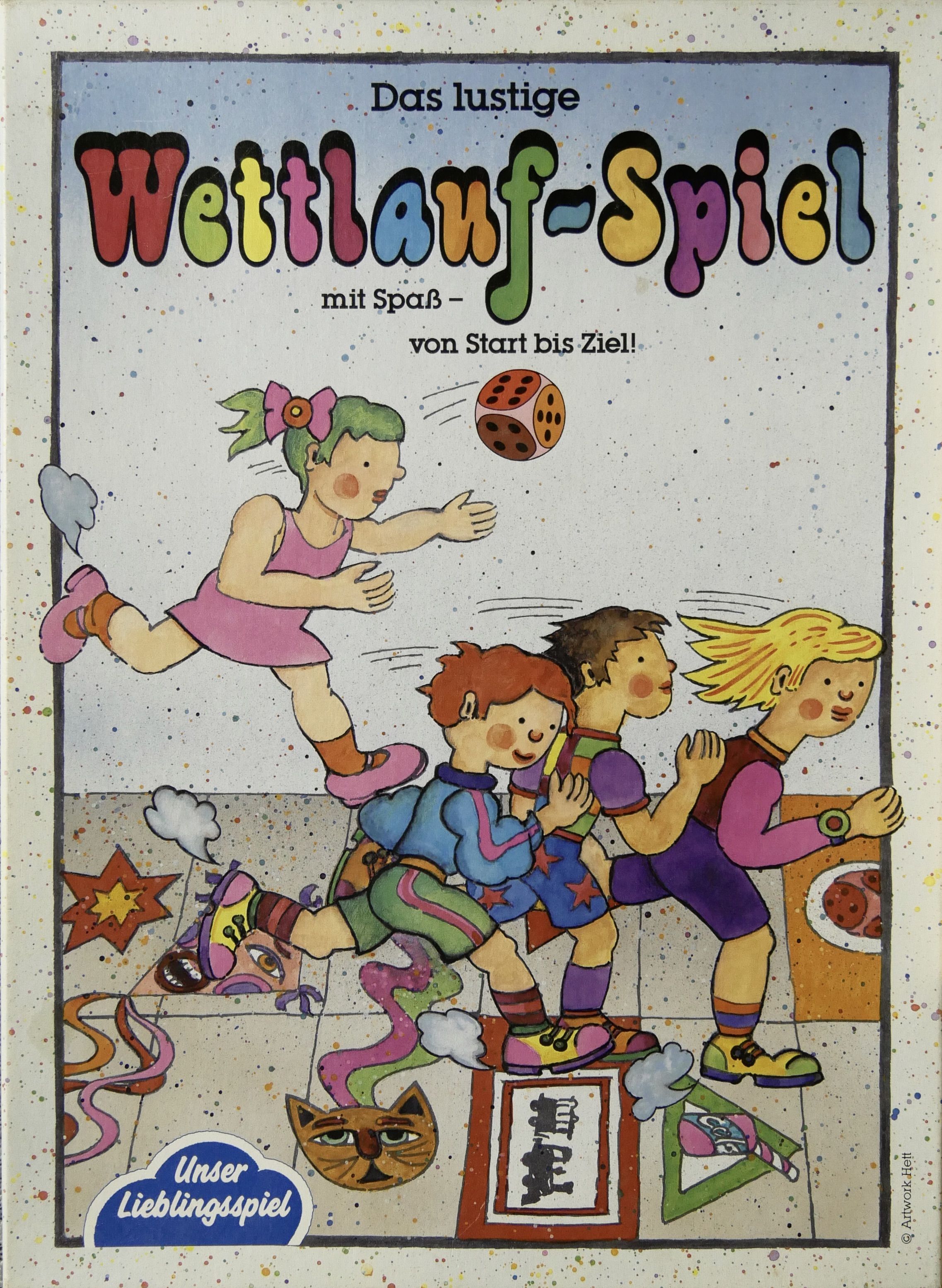 Das lustige Wettlauf-Spiel