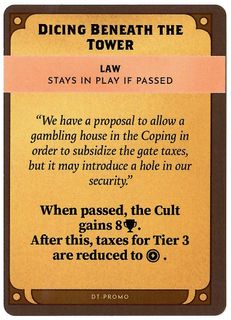 Kinfire Council: Dicing Beneath the Tower Promo Card