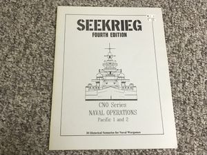 Seekrieg (Fourth Edition): CNO Series – Naval Operations Pacific 1 and 2