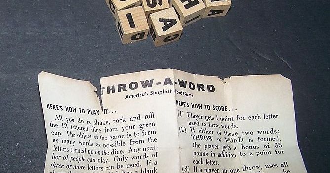 Throw-A-Word | Board Game | BoardGameGeek