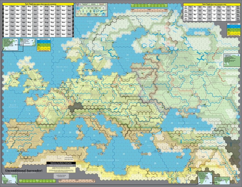 Unofficial Redesigned Map no one asked for | Unconditional Surrender ...