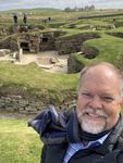Mark at the real Skara Brae (Orkney Islands, Scotland)