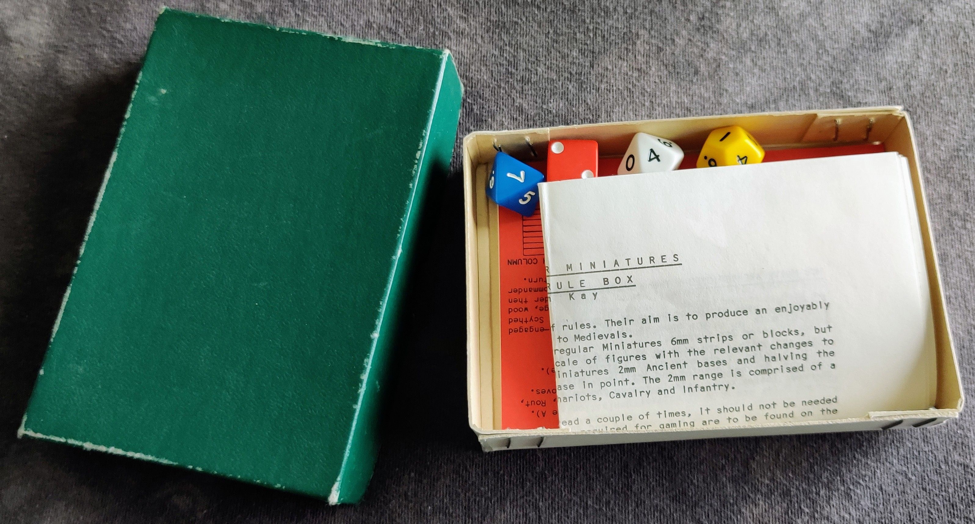 Coperta The Irregular Miniatures Ancient Rule Box