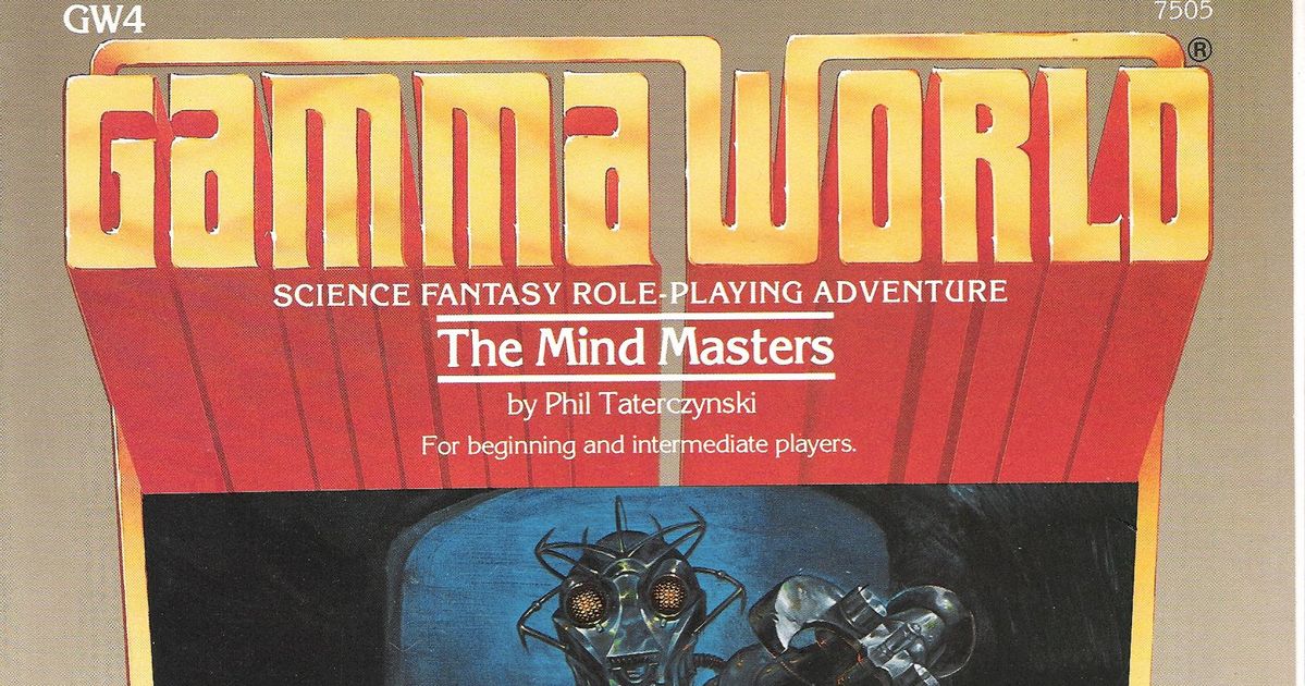 GW4: The Mind Masters | RPG Item | RPGGeek