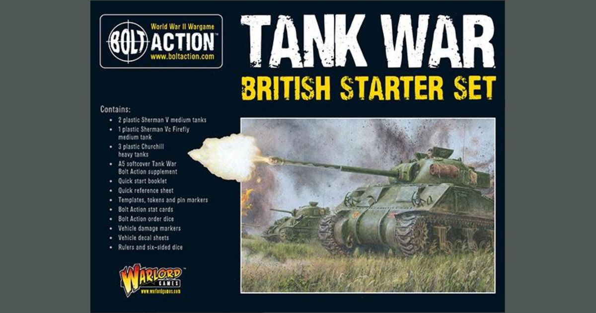 Bolt Action Tank War British Starter Set Board Game Boardgamegeek