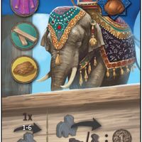 Agra: Ambabari Elephant Promo Card