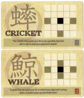 Onitama: Whale and Cricket Promo Cards