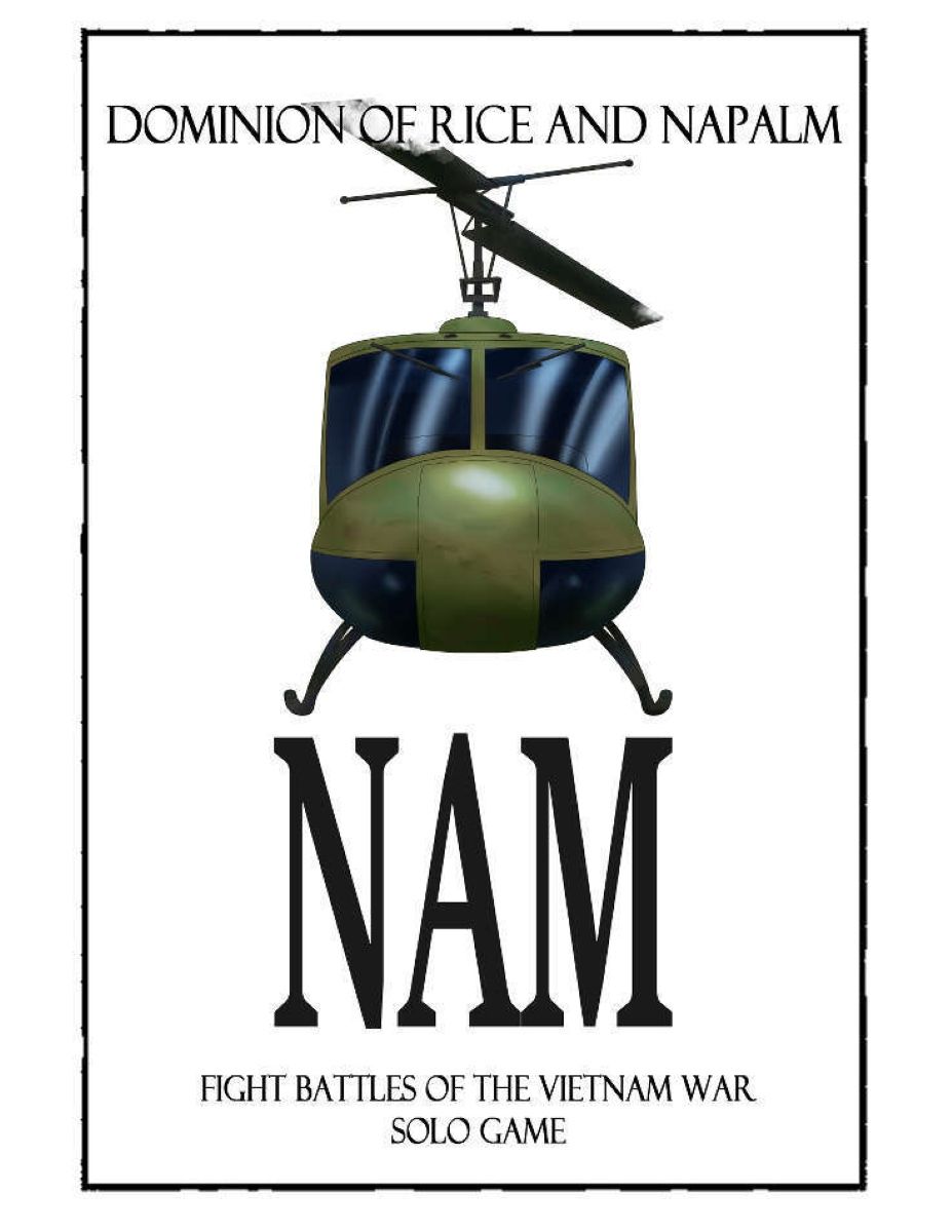 Cover art for Dominion of Rice and Napalm: NAM – Fight Battles of the Vietnam War: Solo Game