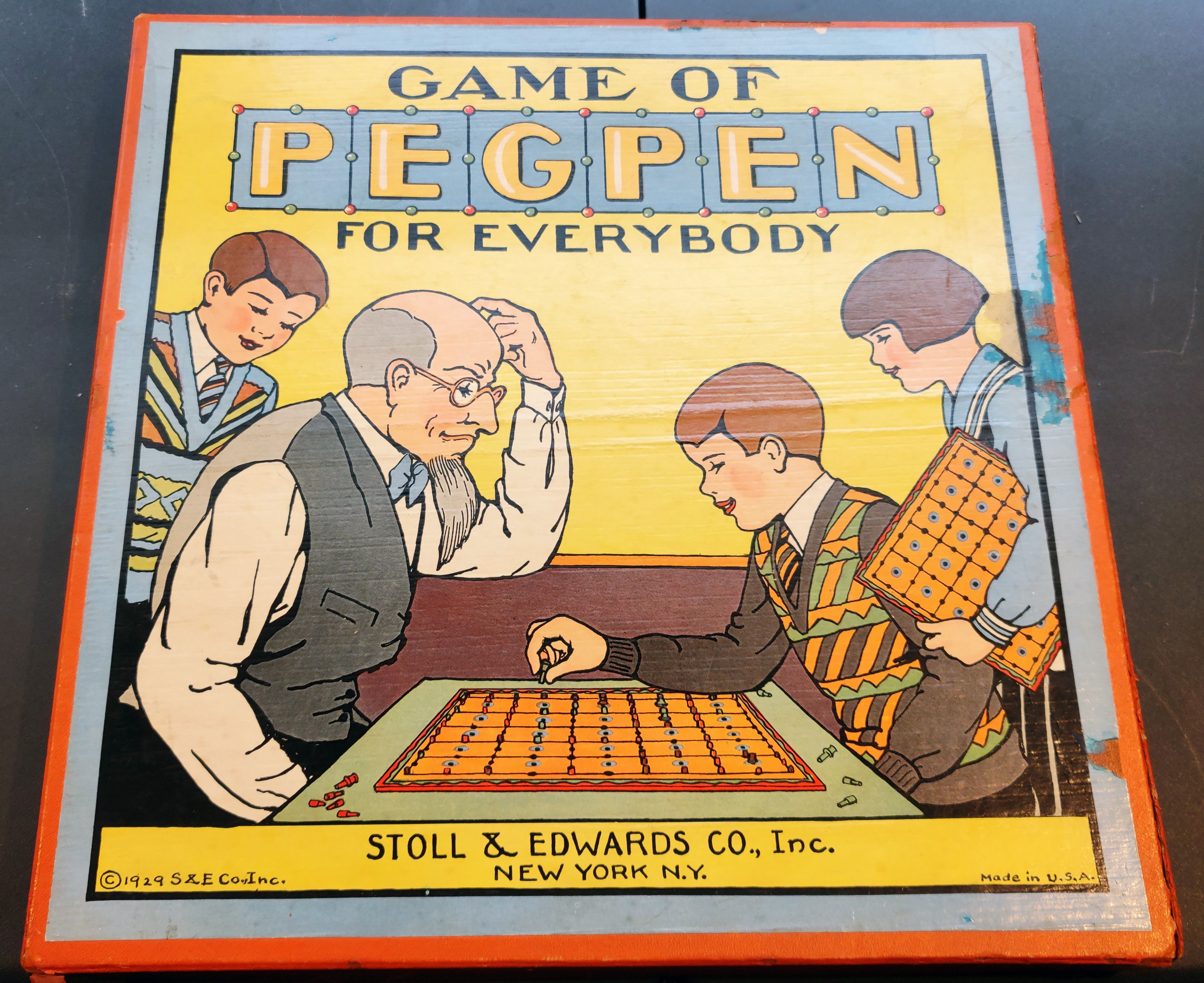The Game of Pegpen box art