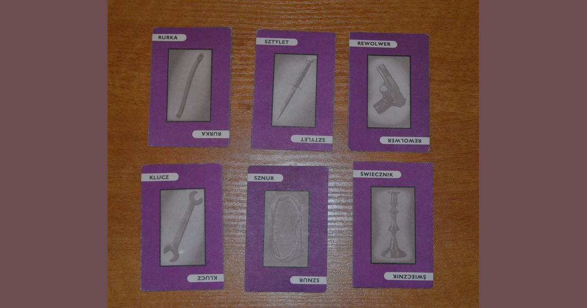 rules for the board game clue