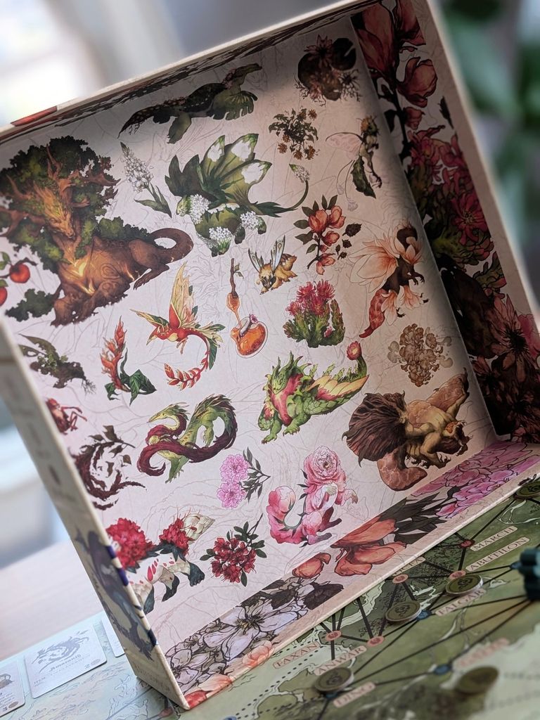 Illustration 2 de Botany Floral Dragons