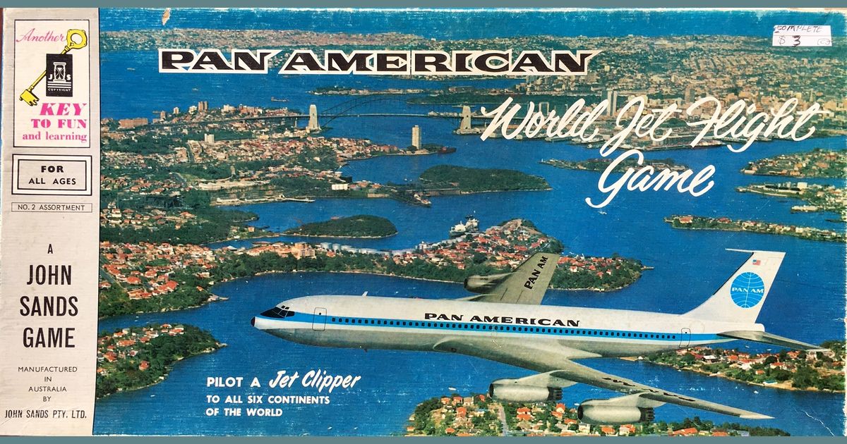 Pan American World Jet Flight Game Board Game Boardgamegeek