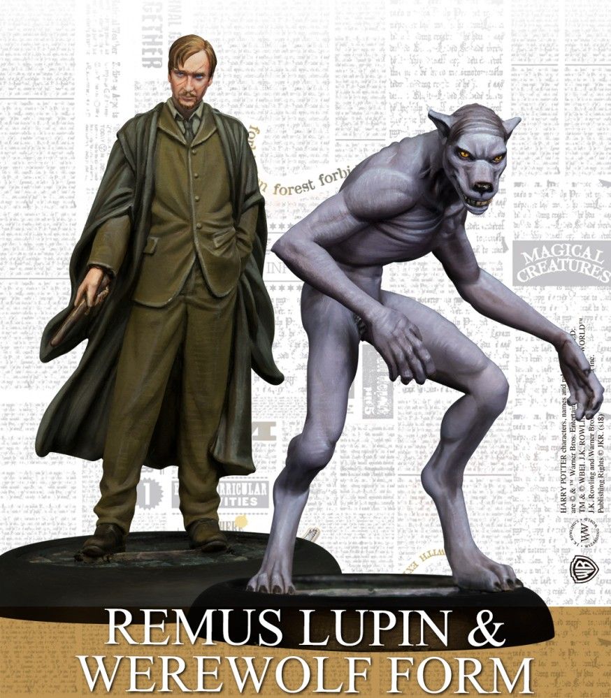 Harry Potter Miniatures Adventure Game: Remus Lupin & Werewolf Form