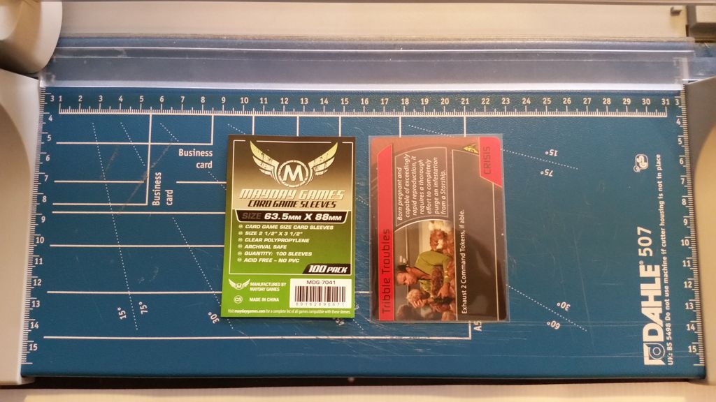 star trek ascendancy card sleeves Ryker