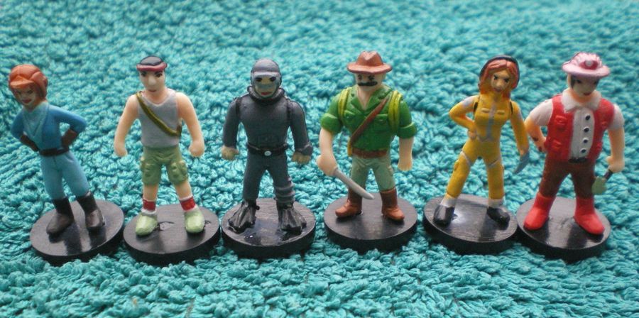 Group of adventurers (Official figures from the german version by Schmidt Spiele).