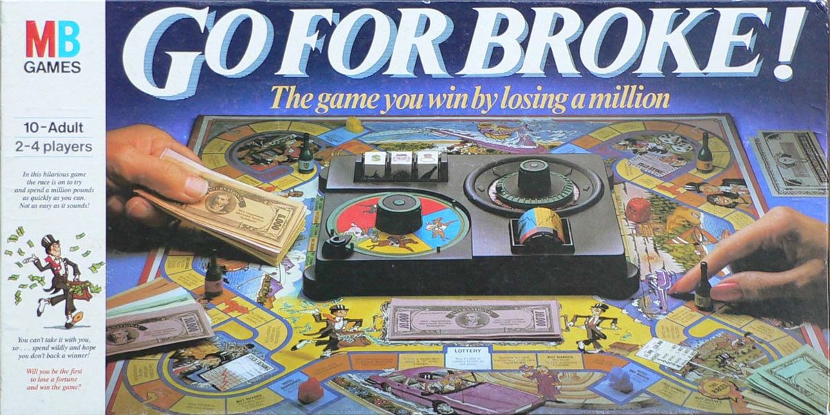 MB Games - 1993 ONE House Spares / Parts Vintage Go For Broke 