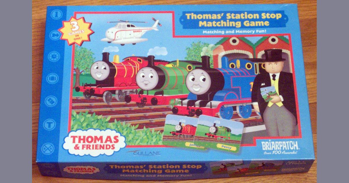 Thomas' Station Stop Matching Game Board Game BoardGameGeek