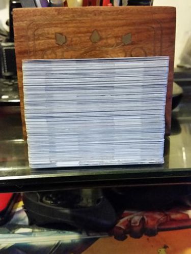Tutorial on how I flatten my cards. | BoardGameGeek