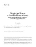 RPG Item: FUR4-08: Mysteries Below: A Bronzeblood Haunt Adventure
