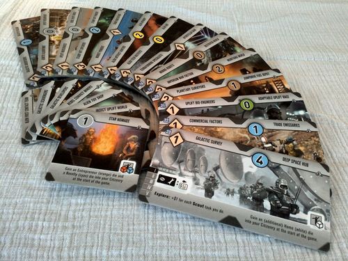 First Impression Roll For The Galaxy Ambition Galactic Terraforming Alien Uplift Consortium Boardgamegeek