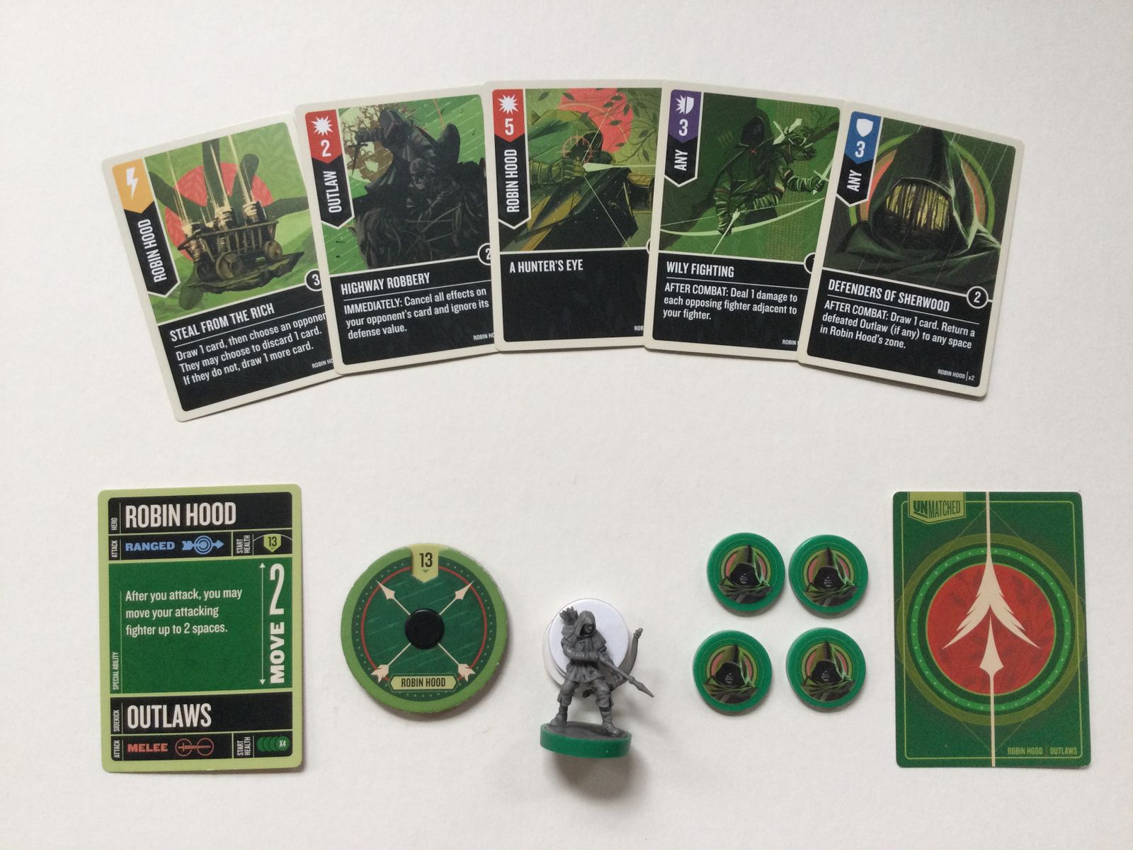 Asset image game Unmatched: Robin Hood vs. Bigfoot IELLO Edition
