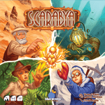 Scarabya, Blue Orange Games, 2018 — front cover (image provided by the publisher)
