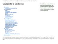 RPG Item: Goalposts & Gridirons