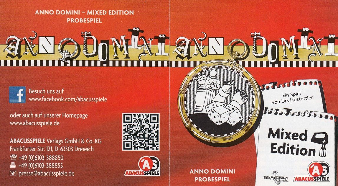 Anno Domini Monete - Gioco Di Carte ABACUSSPIELE | Edizione Limitata 10° Anniversario IFS | Gioco Di Eventi Storici, 280 Carte, 30 Minuti