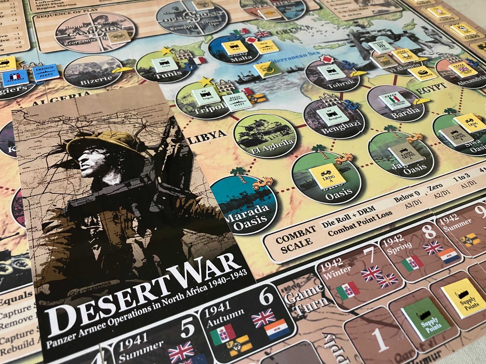 Cover art for Desert War: PanzerArmee Operations in North Africa 1940-1943
