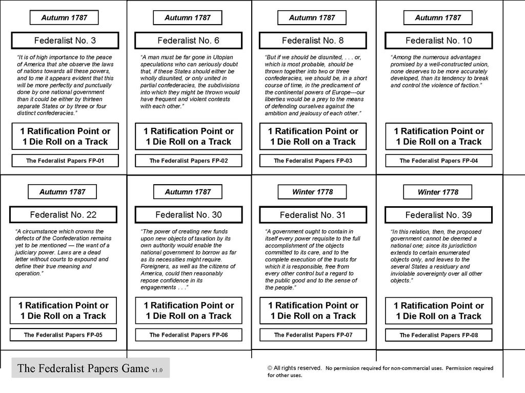 Die store federalist papers
