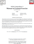 RPG Item: Ability Compendium I: Manual of Gainful Exercise