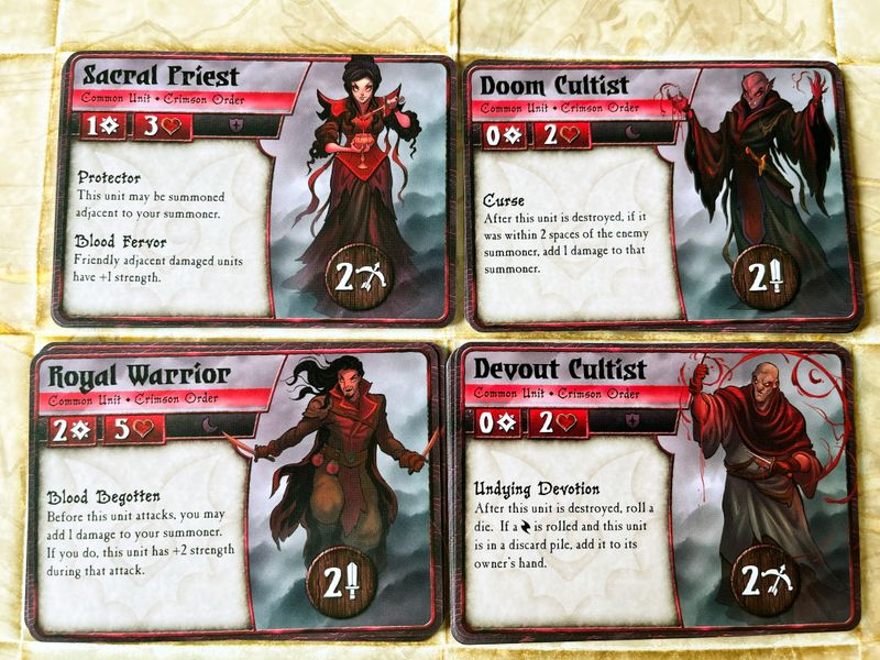 Asset image game Summoner Wars (Second Edition): Crimson Order Faction Deck
