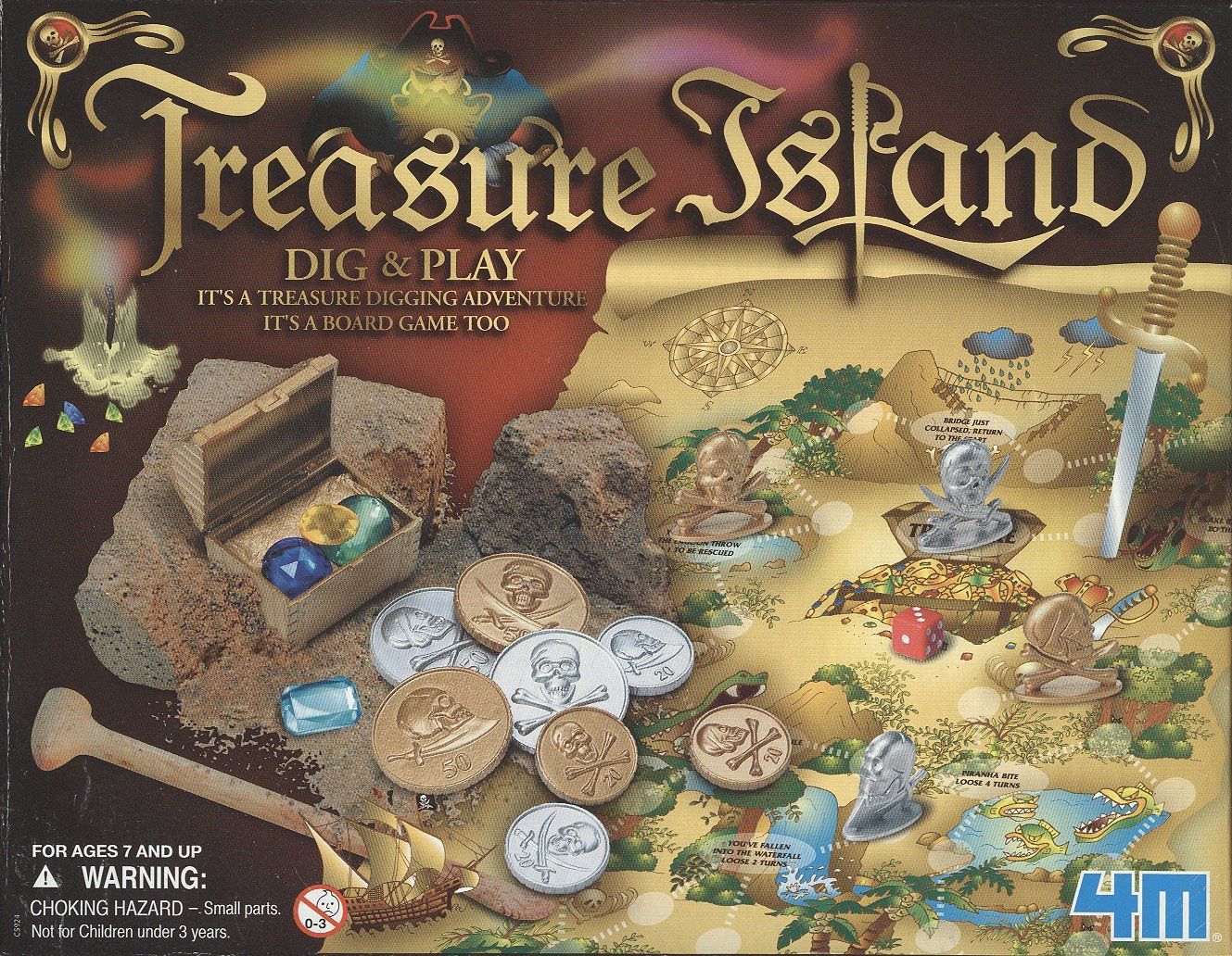 Dig & Play Treasure Island cover