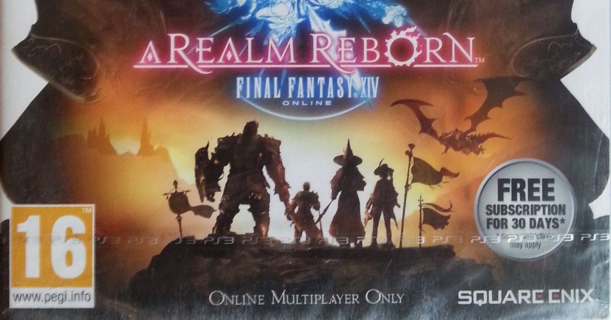 Final Fantasy XIV A Realm Reborn – Édition Jeu De L'Année – PC – Neuf Sous Blister